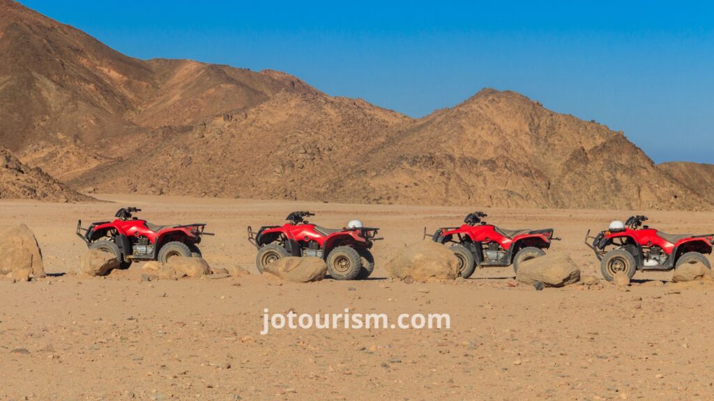 الرحلات بالمركبات الرباعية (ATV) في الصحراء الأردنية